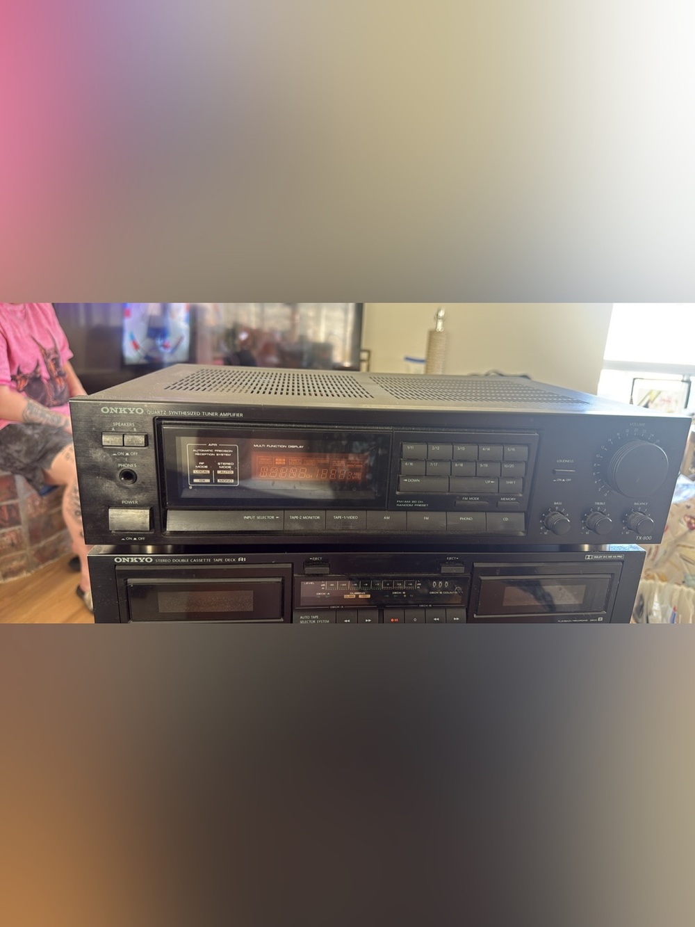 Onkyo Quartz  Synthesized Tuner Amplifier TX-800